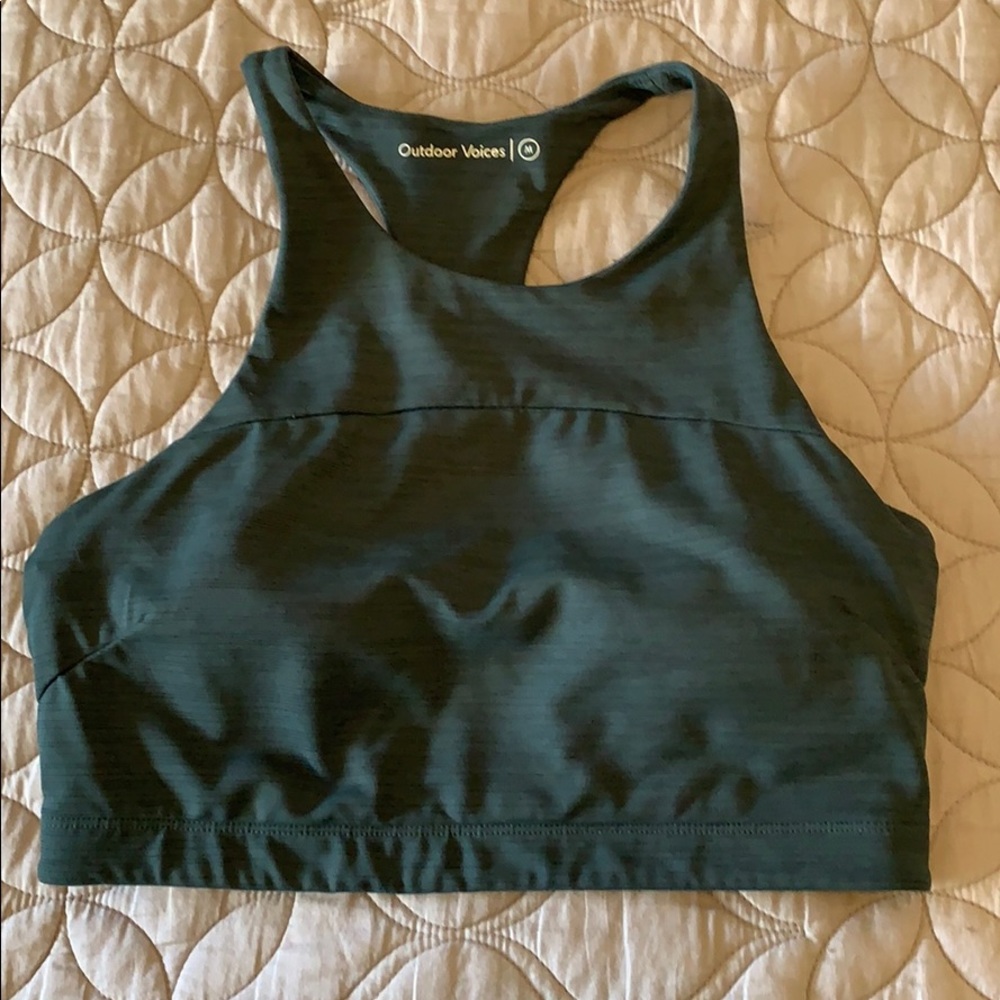 Outdoor Voices Tech Sweat crop top